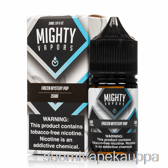 Vape Netistä Jäädytetty Mysteeripoppi - Mahtavat Höyryt Suolat - 30ml 50mg